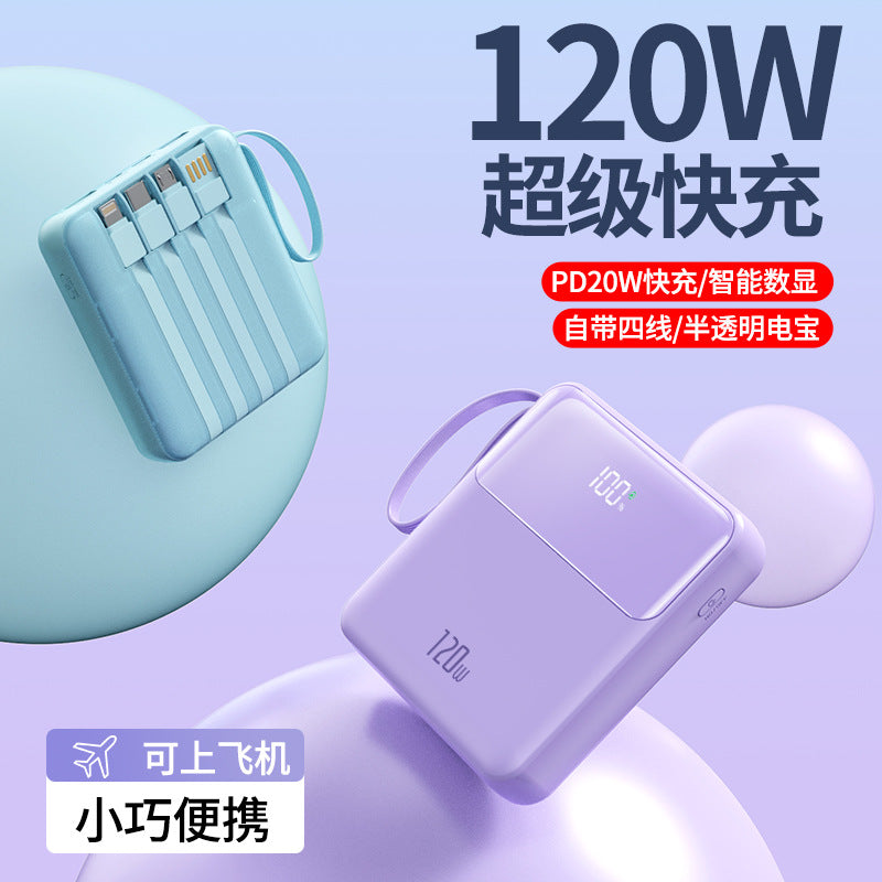 22.5W Fast Charging Mini Power Bank 20000mAh Compact Portable