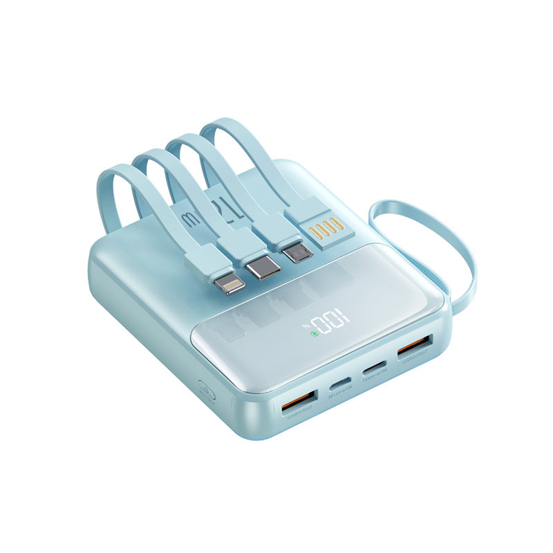22.5W Fast Charging Mini Power Bank 20000mAh Compact Portable