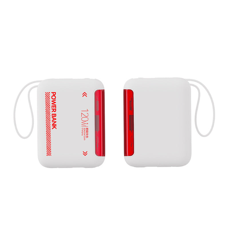 22.5W Fast Charging Power Bank 20000mAh Built-In Cable Compact
