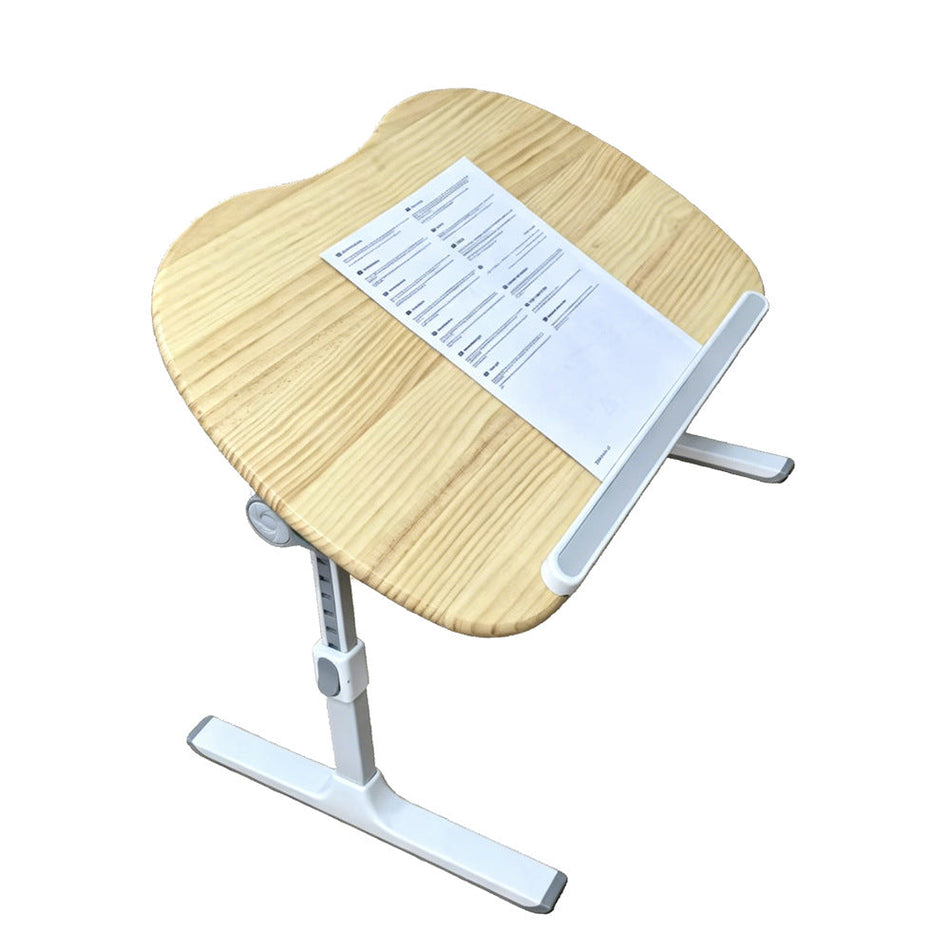 Solid Wood Foldable Adjustable Kids Study Bed Table