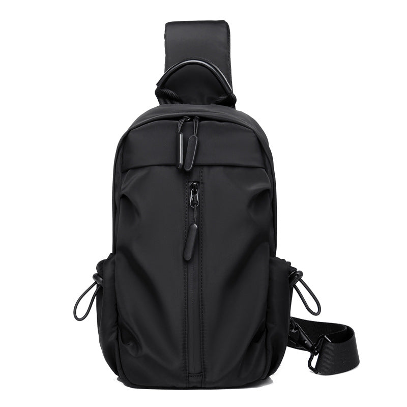 Men's Multifunction Oxford Chest Bag Casual Crossbody Sling Bag