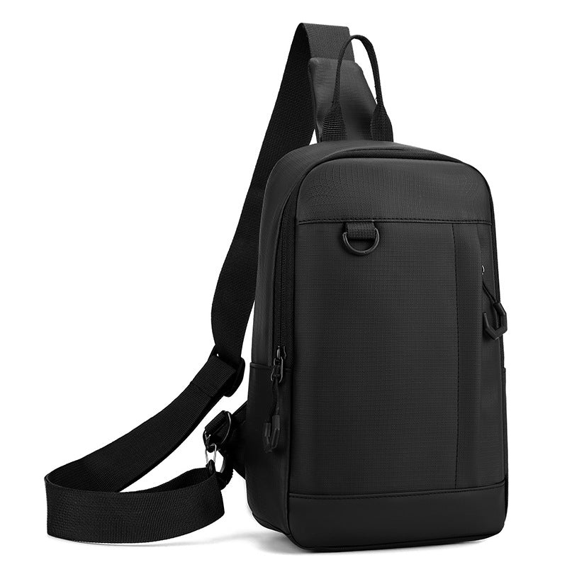 Large Capacity Men's Crossbody Chest Bag Waterproof Commuter