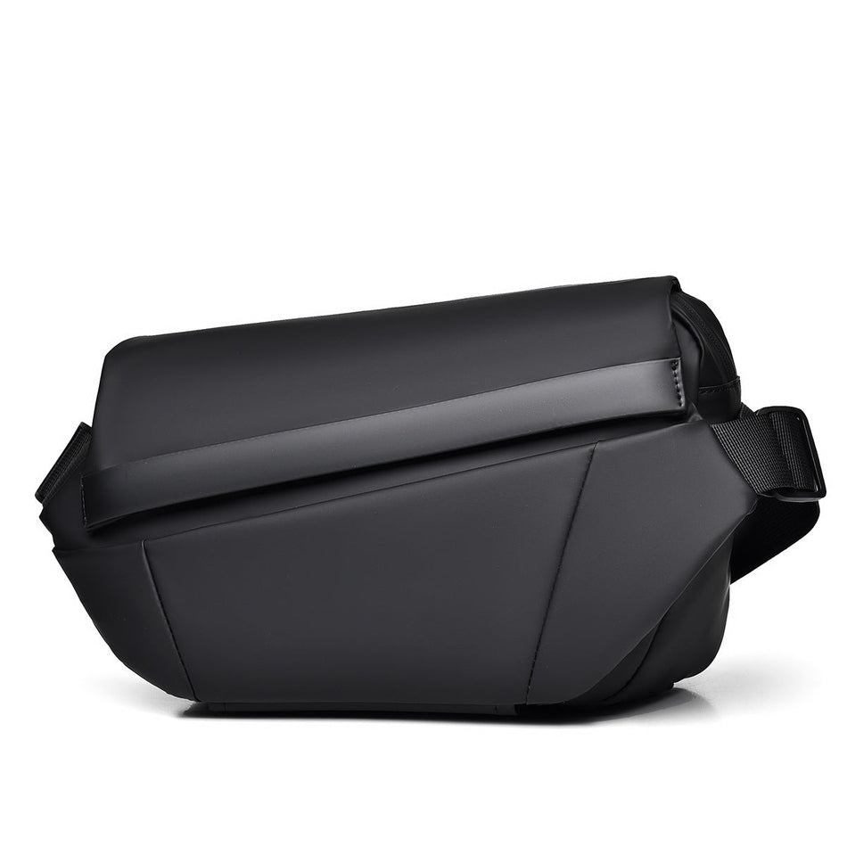Men's Waterproof Crossbody Chest Bag Casual Commuter Sling Bag
