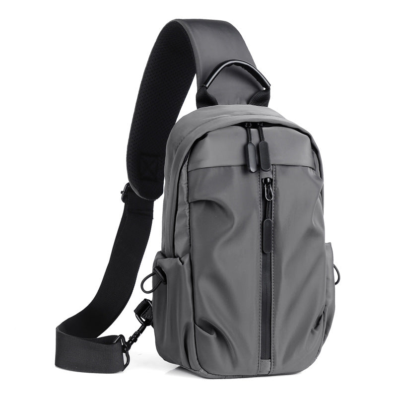 Men's Oxford Chest Bag Korean Style Multi-Function Crossbody Bag