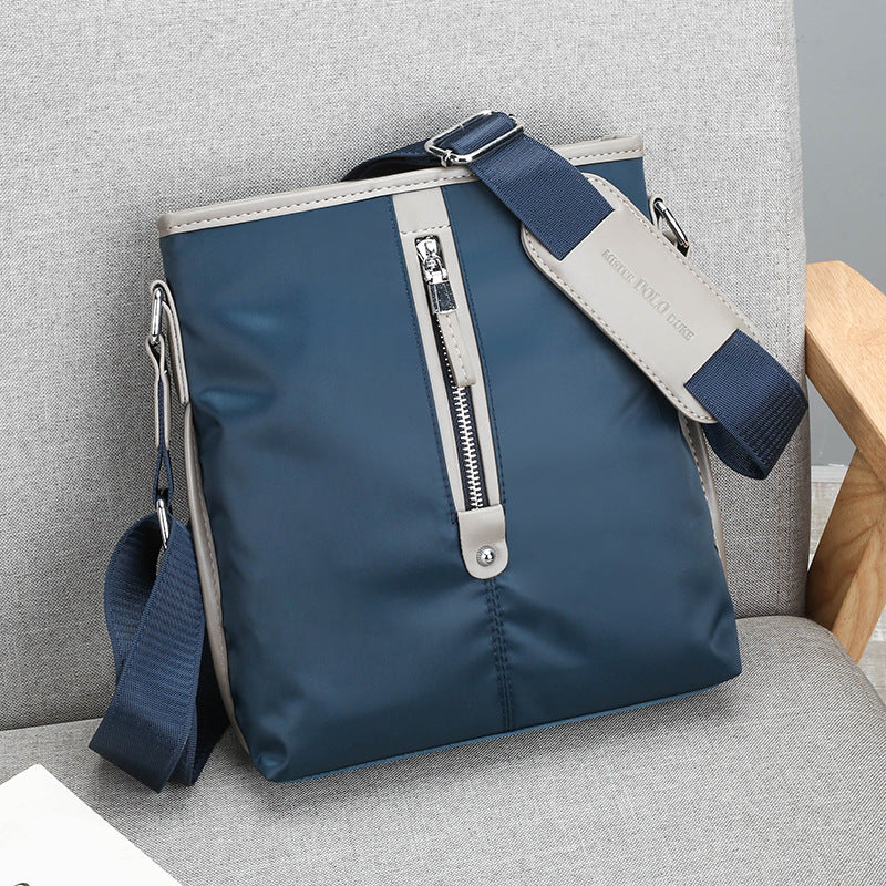 Men's Oxford Crossbody Shoulder Bag Casual Waterproof Sling Bag