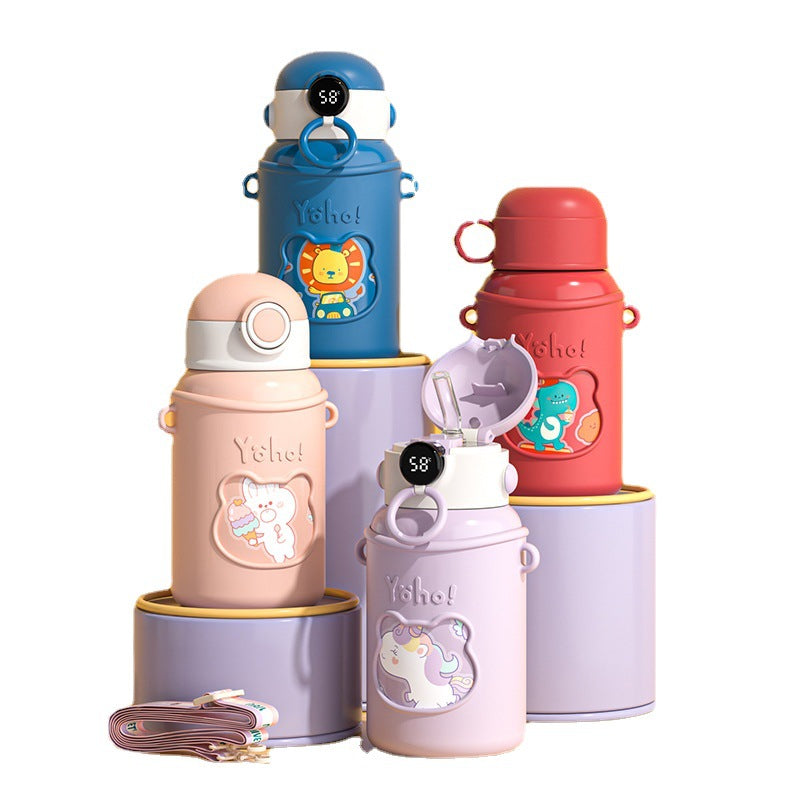 Kids 304 Stainless Steel Double-Drink Insulated Cup
