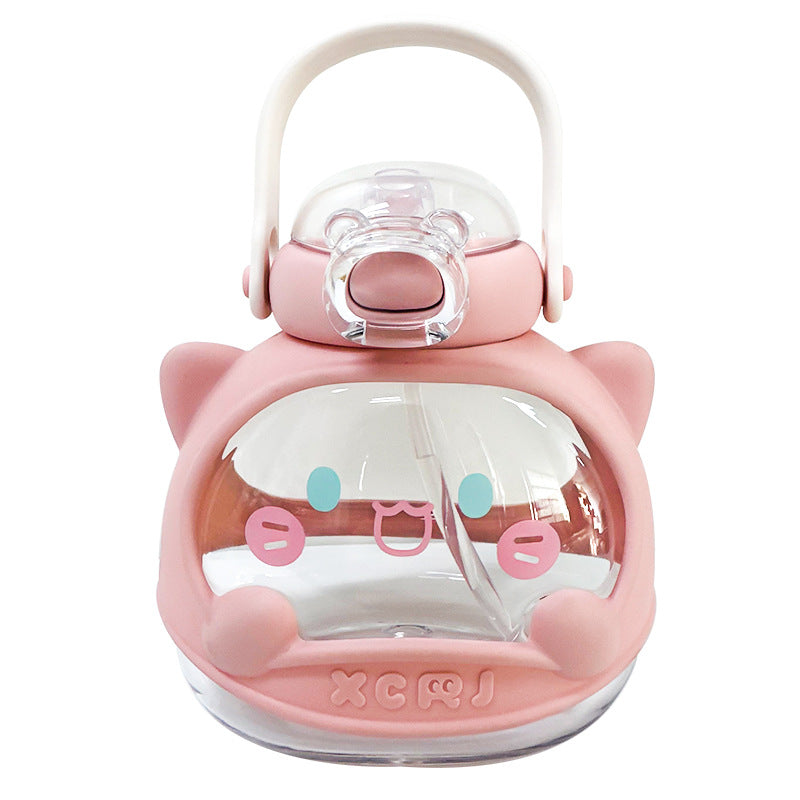 Tritan Kids Cartoon Large Capacity Water Bottle Cup