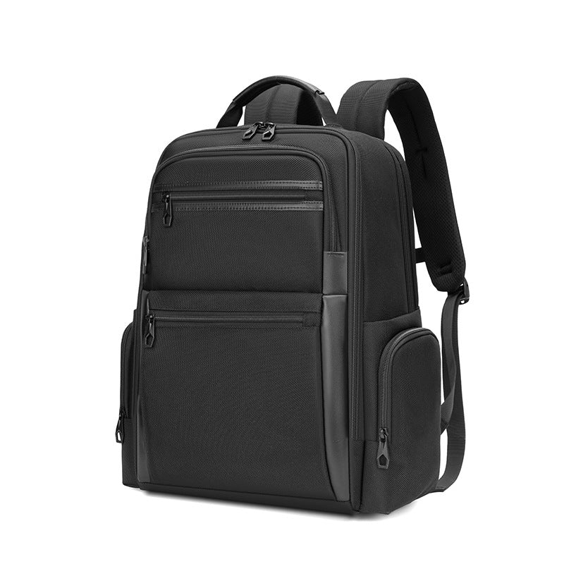 Men's Waterproof Oxford Business Backpack 15-Inch Laptop Travel