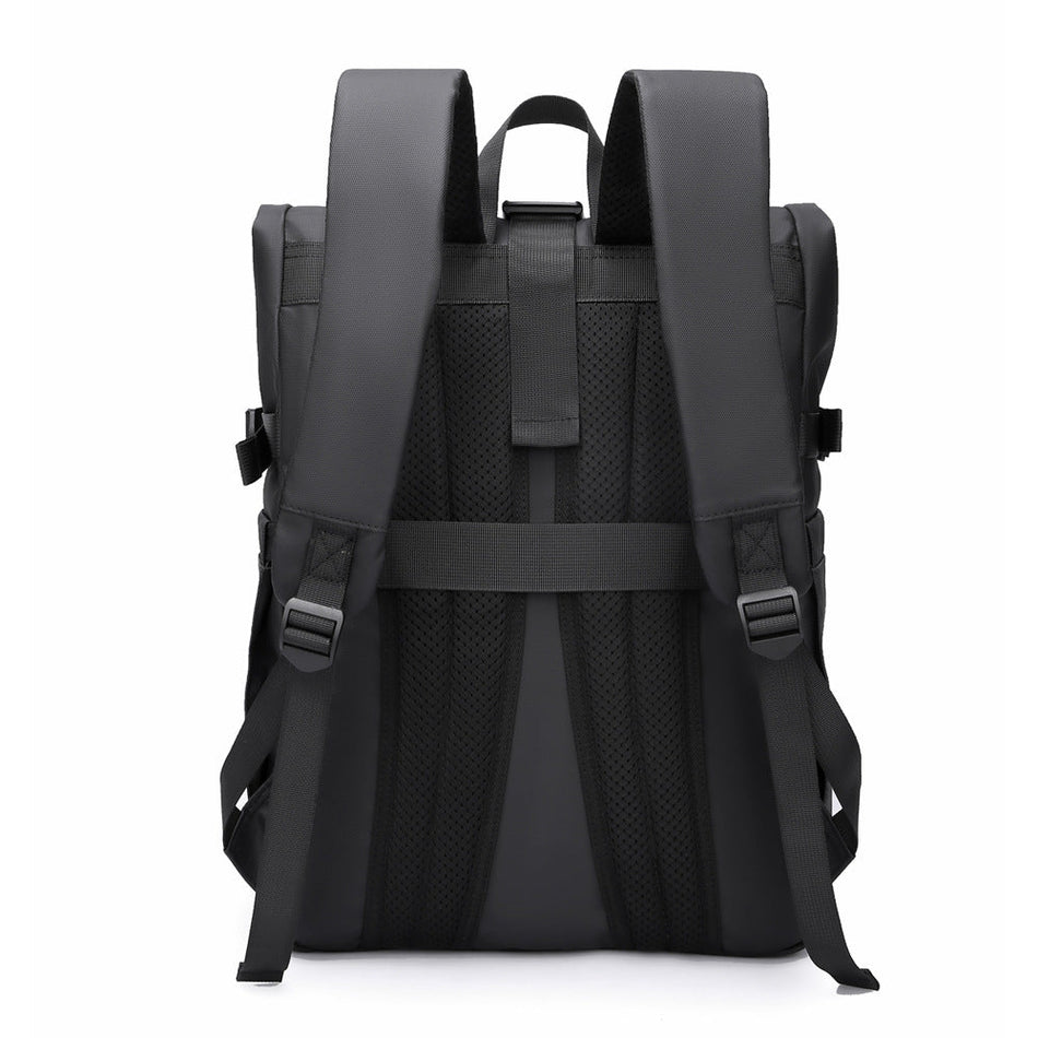 Men's Large Capacity Oxford Backpack 16-Inch Laptop Travel Bag