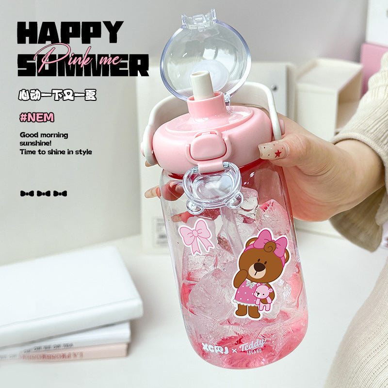 Tritan Outdoor Sports Water Bottle Large Capacity Leakproof