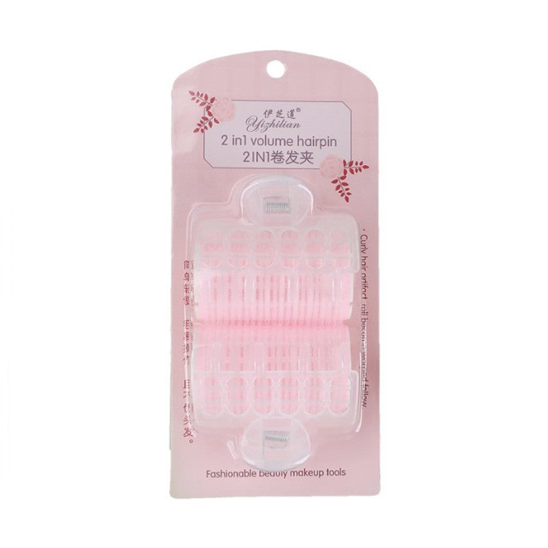 Ezhilian Self-Adhesive Hair Curlers with Clip Bang Styling Set