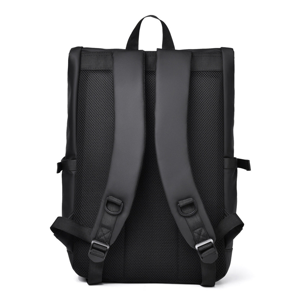 Men's Waterproof Oxford Backpack 16-Inch Laptop Travel Bag