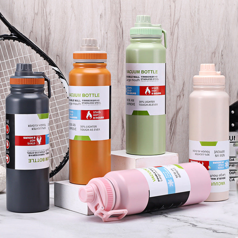 Large Capacity Stainless Steel Insulated Travel Thermos Bottle