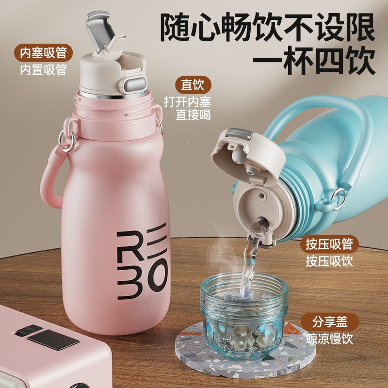 304 Stainless Steel Large Capacity Vacuum Insulated Sports Cup