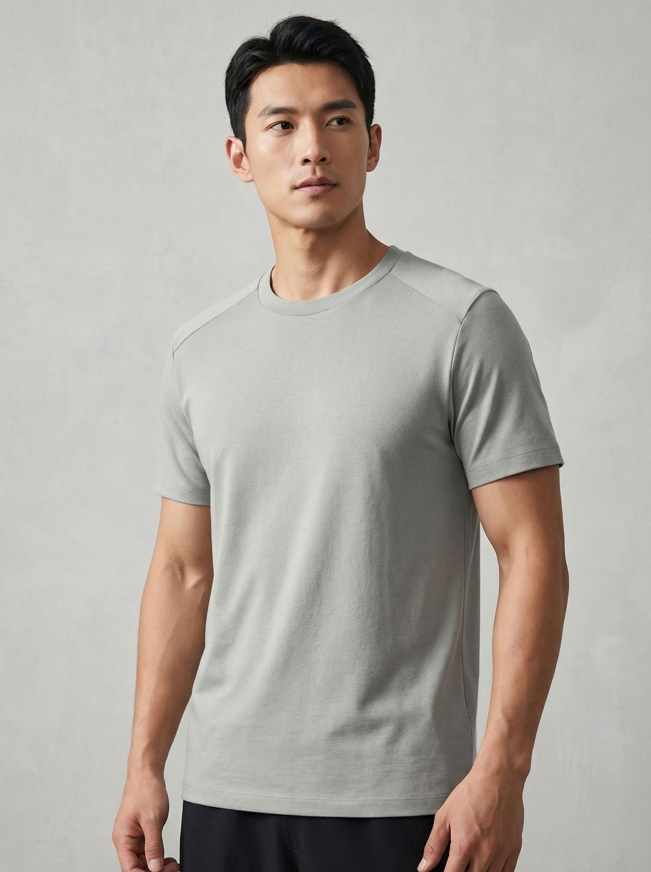 Men's Quick-Dry Round Neck Sports Training T-Shirt