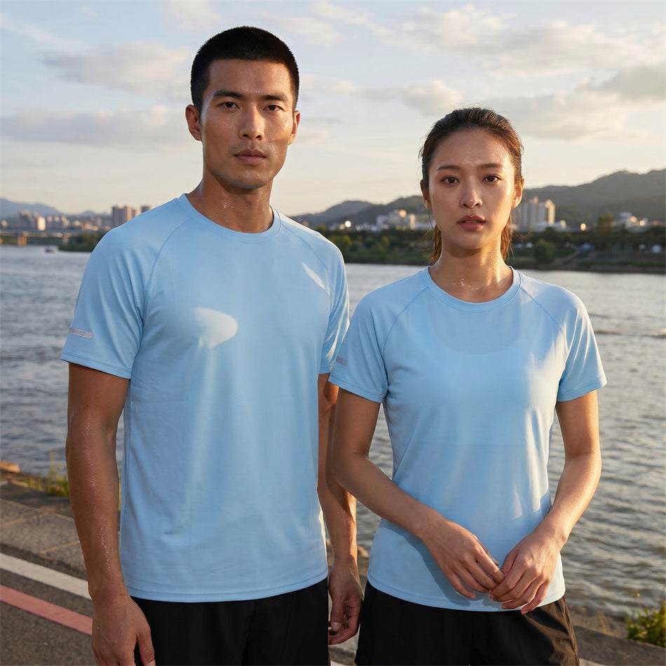Unisex Quick-Dry Performance Fitness Sports T-Shirt