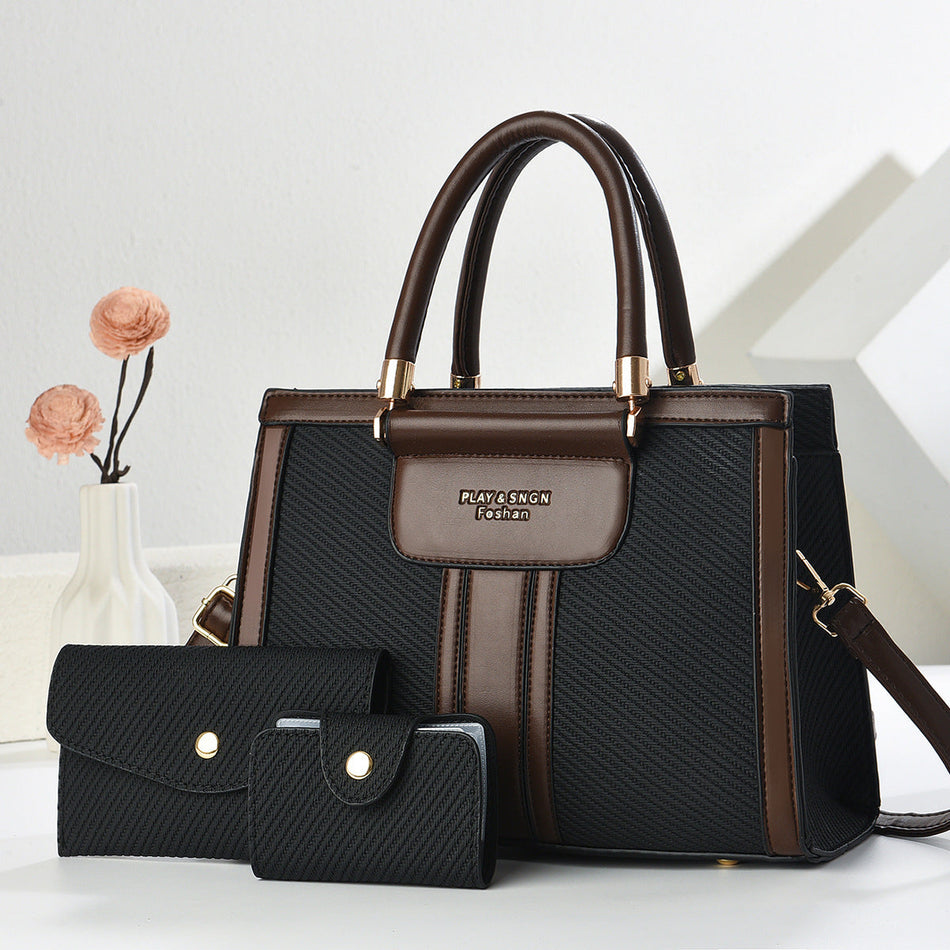 Elegant Large Capacity Women Commuter Shoulder Handbag