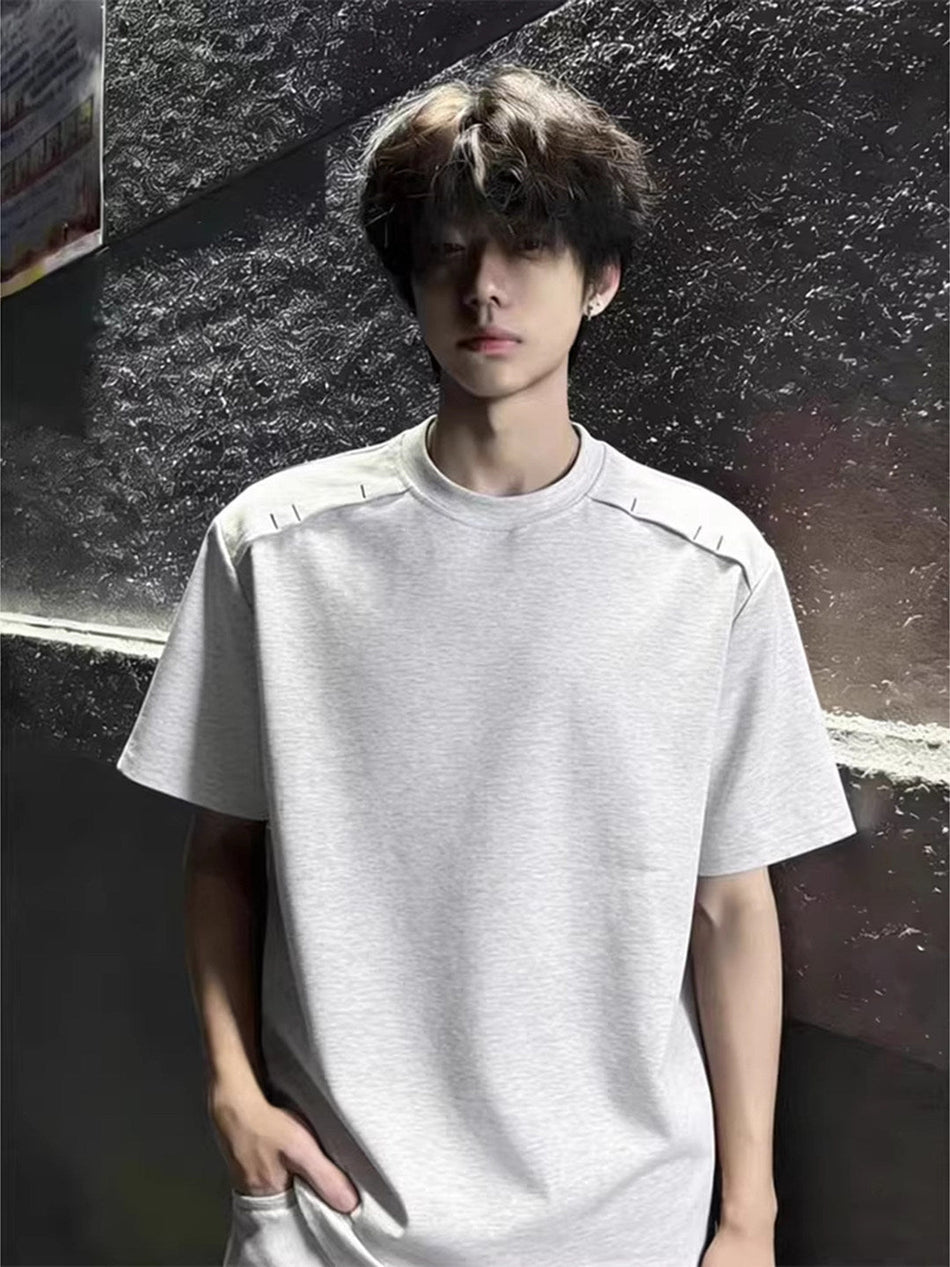 Men's Cleanfit Deconstructed Spliced T-Shirt