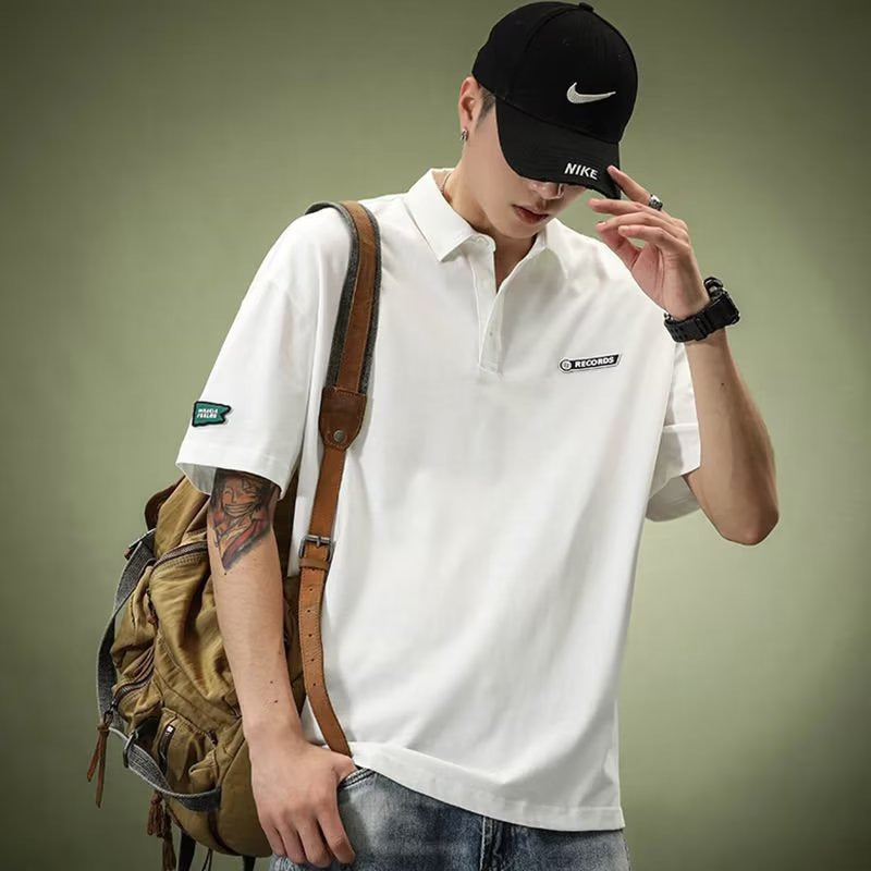 Men's Premium Retro Lapel Polo T-Shirt