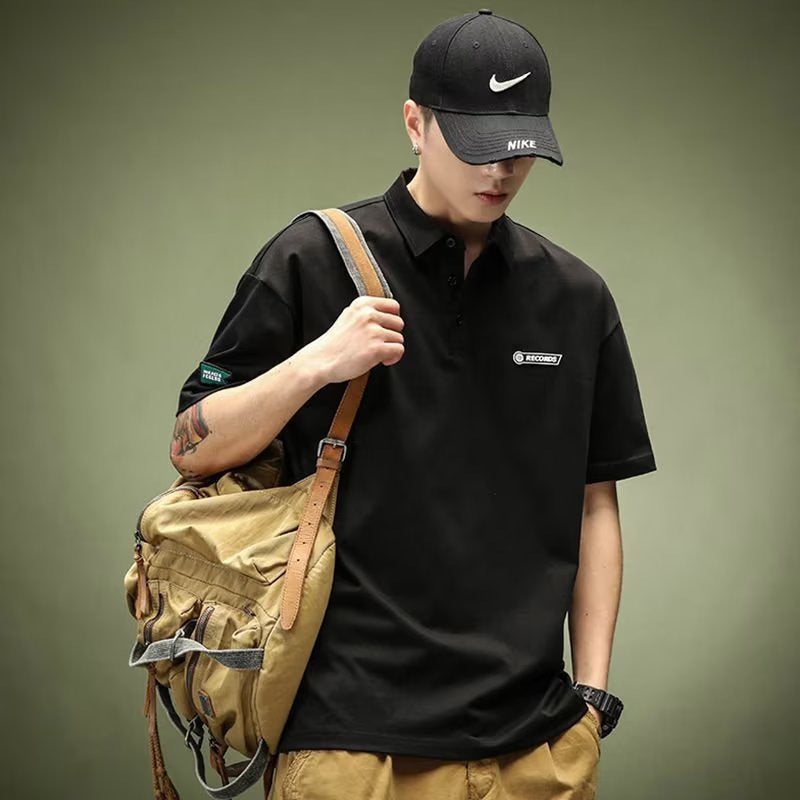 Men's Premium Retro Lapel Polo T-Shirt