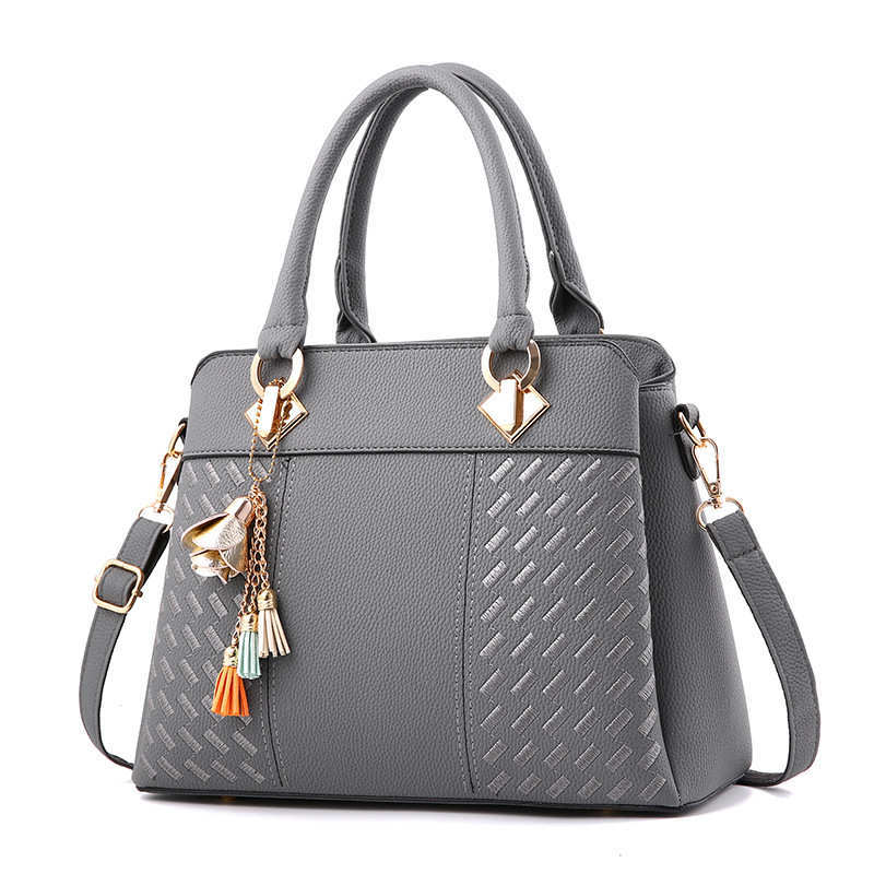 PU Large Capacity Women Shoulder Crossbody Handbag