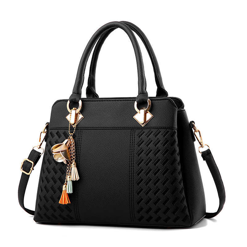 PU Large Capacity Women Shoulder Crossbody Handbag
