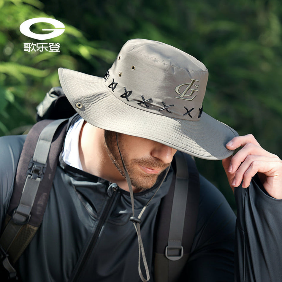 Men's Summer Fisherman Hat UV Sun Protection Waterproof Design