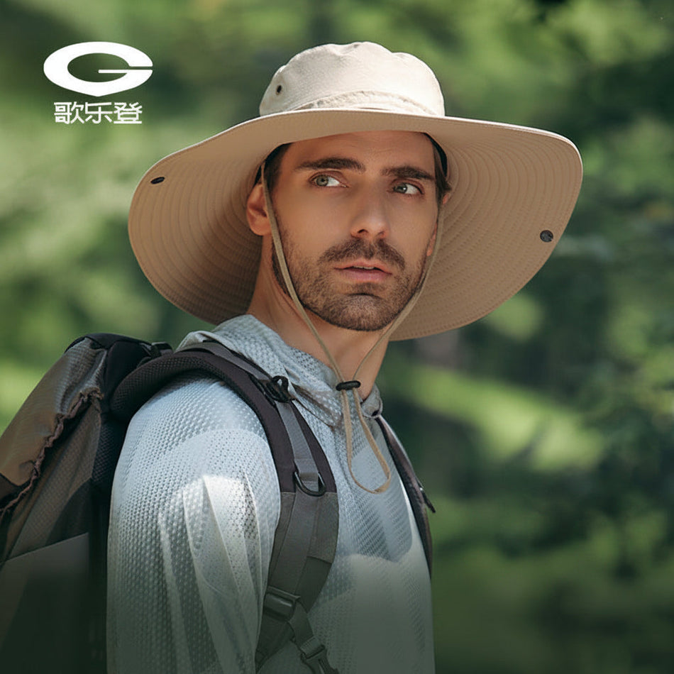 Men's Fisherman Hat UV Sun Protection Breathable Foldable Design
