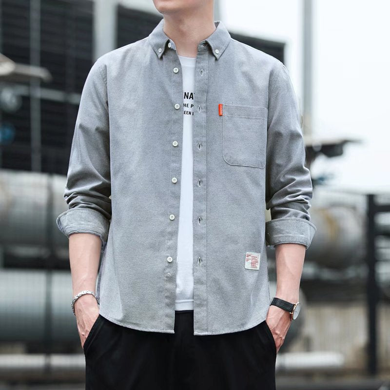 Men's Wrinkle-Free Slim Fit Business Casual Shirt