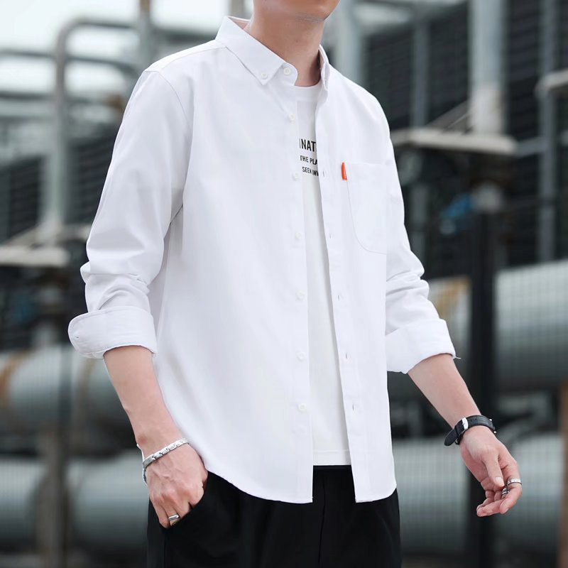 Men's Wrinkle-Free Slim Fit Business Casual Shirt