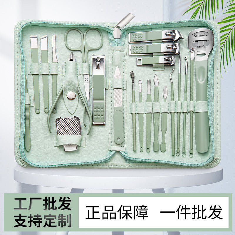 Stainless Steel Nail Clipper Manicure Set Professional Grooming
