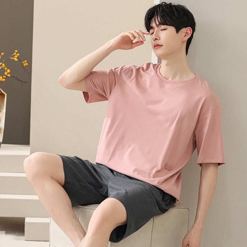 Men's Modal Short Sleeve Summer Pajama Set