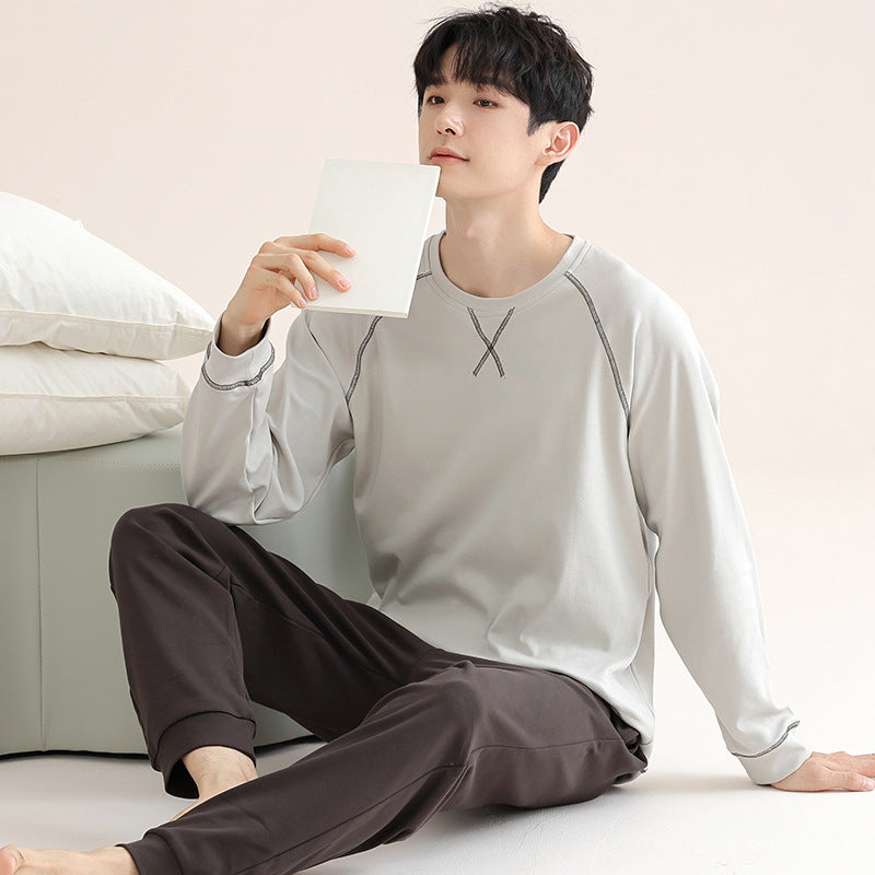 Men's Modal Long Sleeve Pajama Set