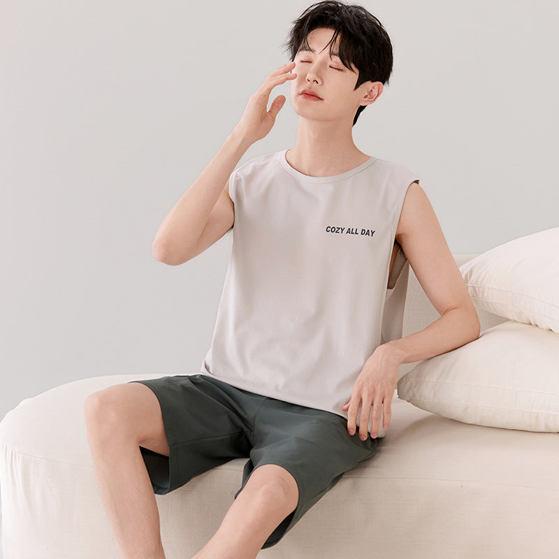 Men's Modal Short Sleeve Lounge Set