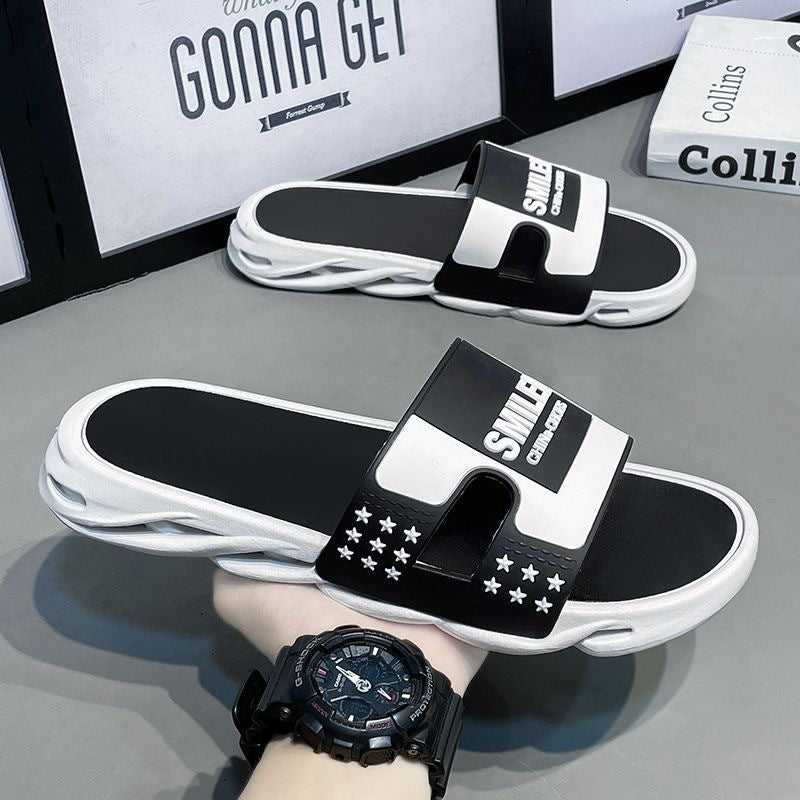 Men's Anti-Slip Beach Slides Casual Sandals