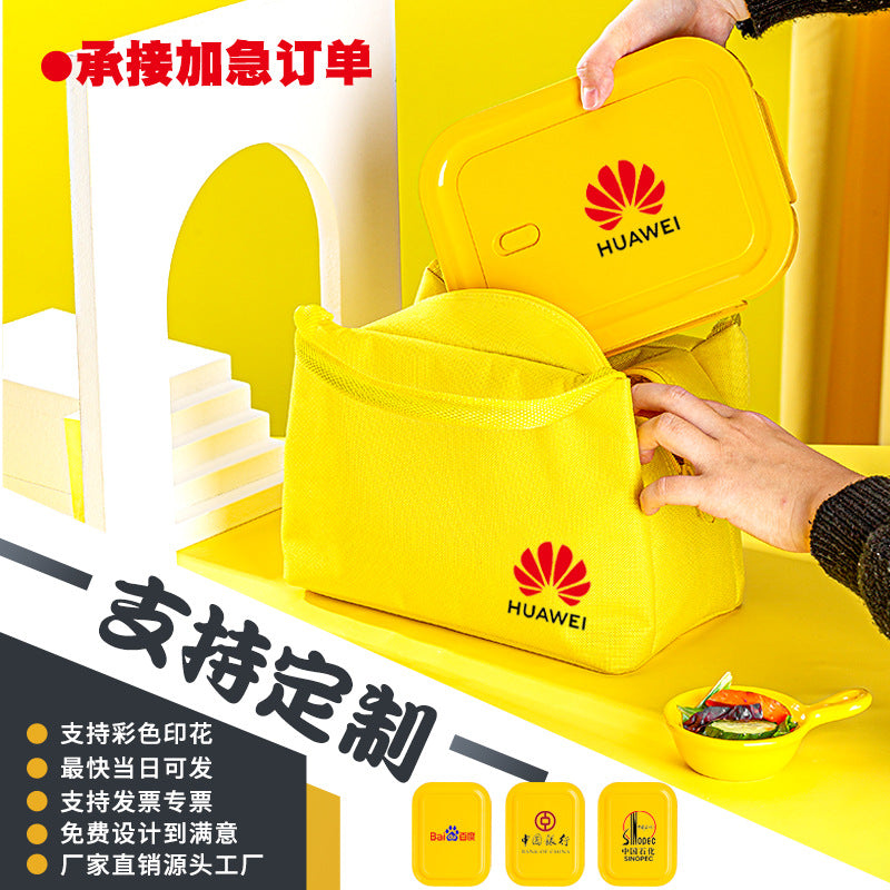 High Borosilicate Glass Divided Bento Lunch Box with Lid