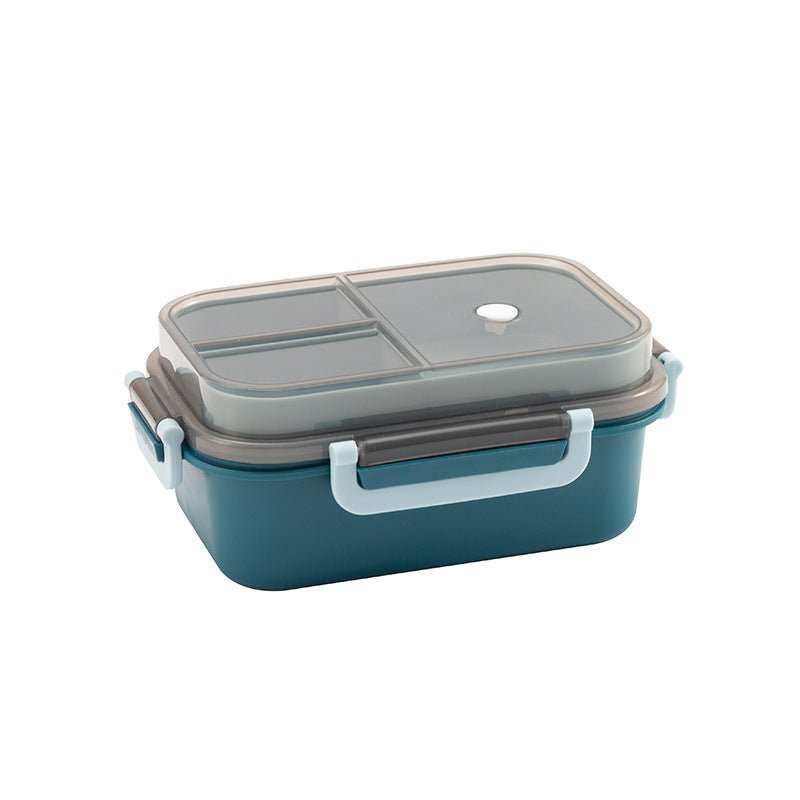Double Layer Sealed Compartment Lunch Box with Lid