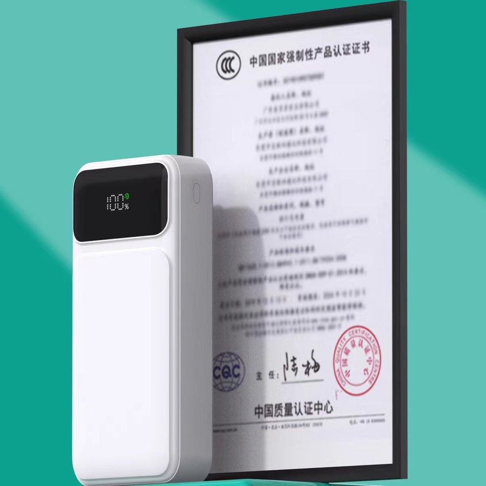 20000mAh 3C 66W PD27W Fast Charging Power Bank Display Charger