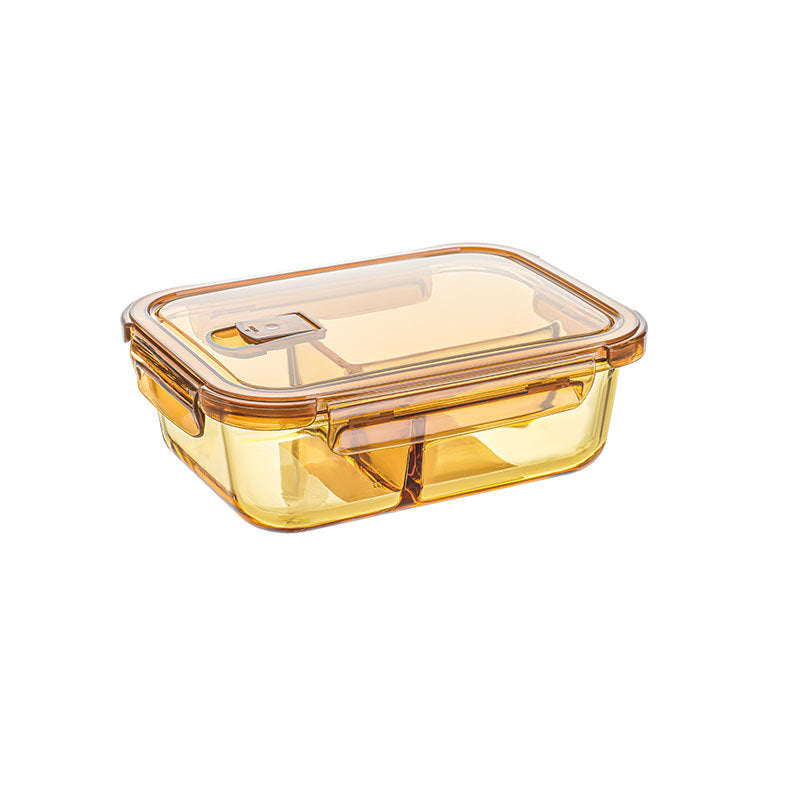 Microwave-Safe Glass Compartment Lunch Box with Lid
