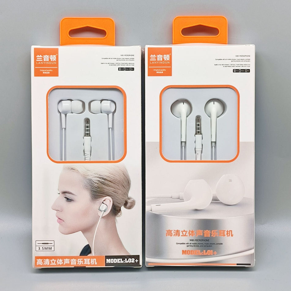 3.5mm Wired In-Ear Android Earphones for OPPO Huawei Vivo Models