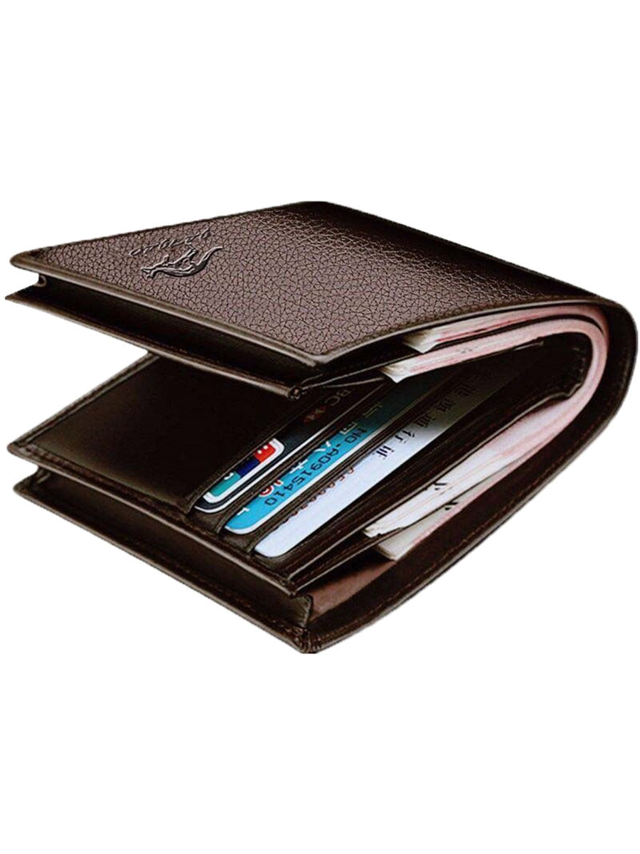 Men's Genuine Cowhide Wallet with Card Holder