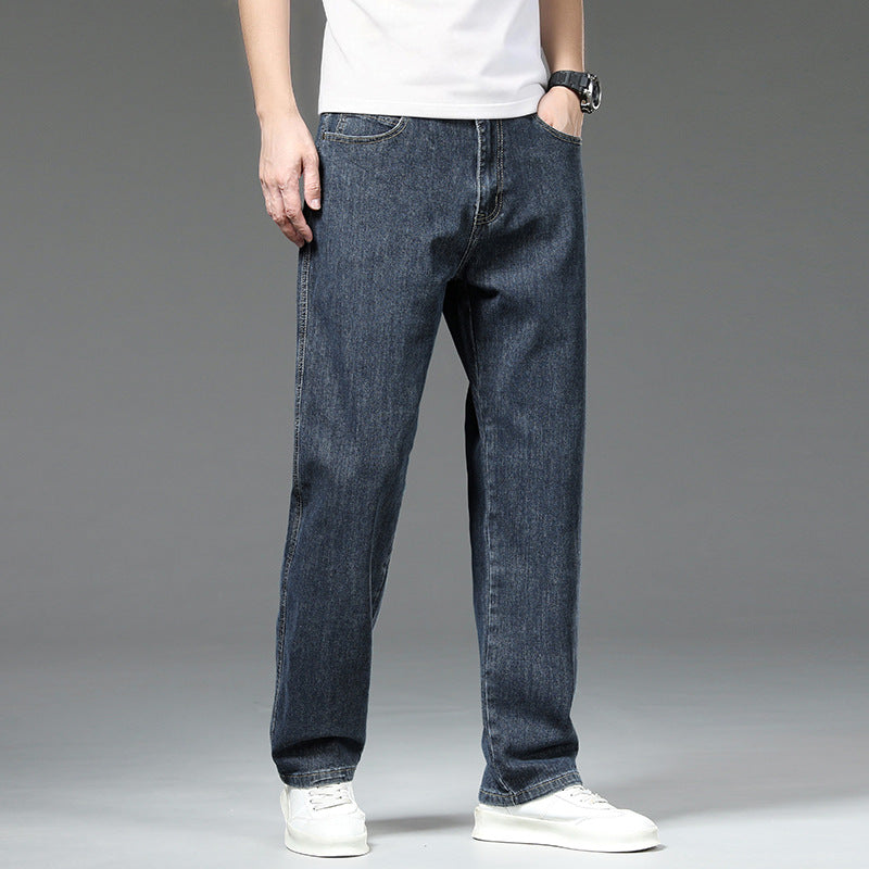 Men's Loose Straight-Leg Summer Wide-Leg Jeans