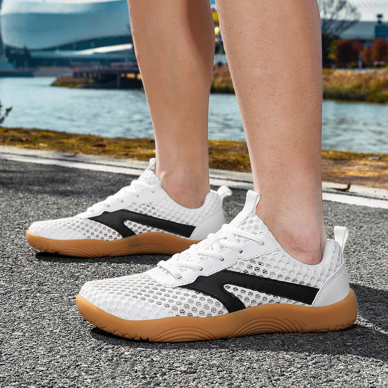 Men's Wide Toe Mesh Barefoot Sneakers Breathable Casual Shoes