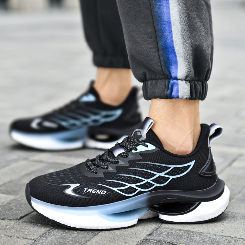 Men's Lycra Breathable Running Shoes Shock Absorbing Casual