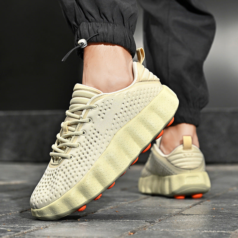 Unisex Fly-Knit Casual Sneakers Breathable Running Shoes
