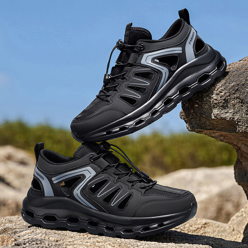 Men Mesh Lightweight Casual Sneakers Air Cushion Walking Shoes