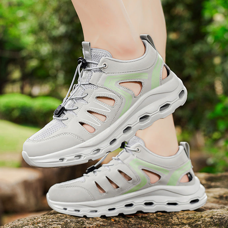Men Mesh Lightweight Casual Sneakers Air Cushion Walking Shoes