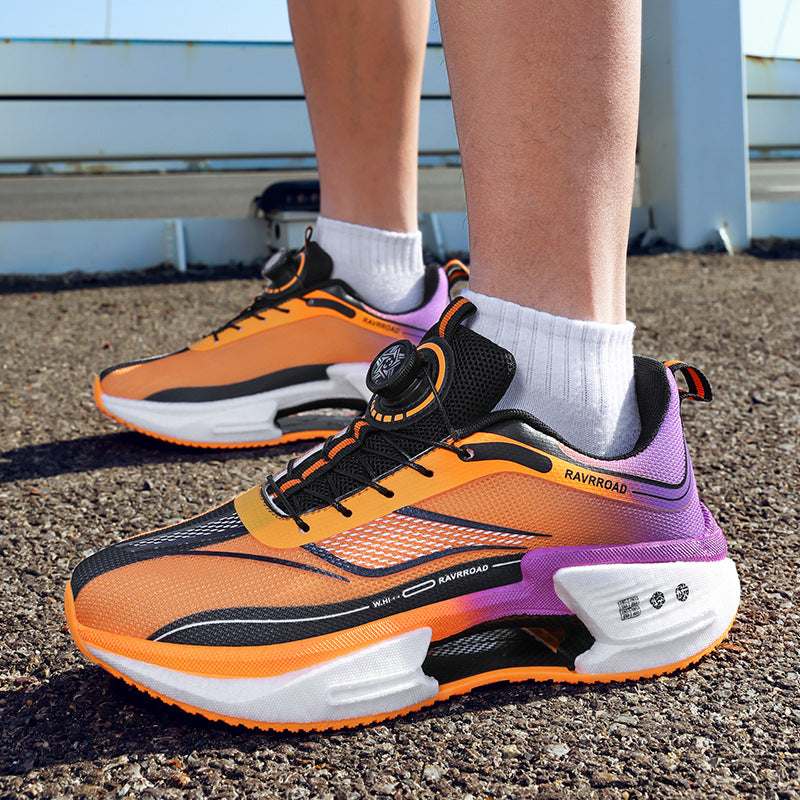 Men Mesh Lightweight Running Sneakers Shock Absorbing Shoes