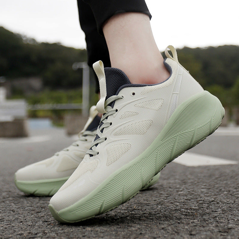 Unisex Thick Sole Casual Sneakers Shock Absorption Running Shoes