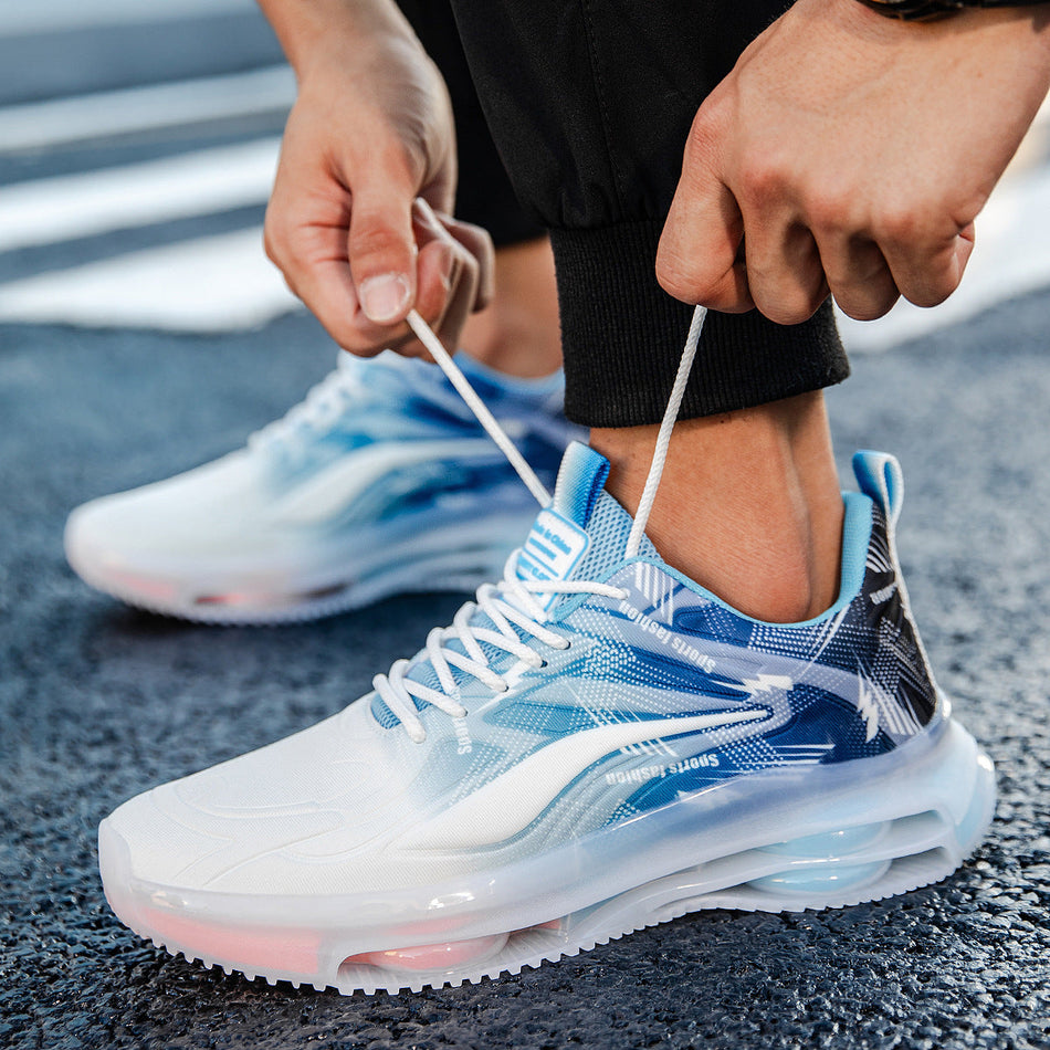Men's Shock Absorbing Casual Dad Sneakers for Running Sports